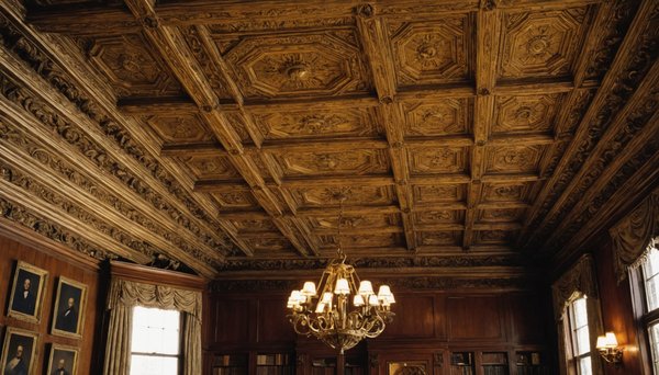 Le charme des plafonds victoriens