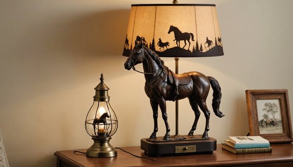 Transformez votre nuit avec une lampe de chevet cheval